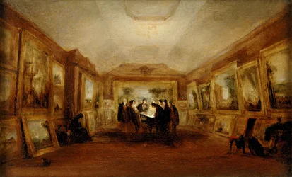 El cuerpo de Turner en estado, 29 de diciembre de 1851, post 1851